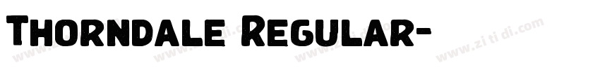 Thorndale Regular字体转换 Thorndale Regular字体转换